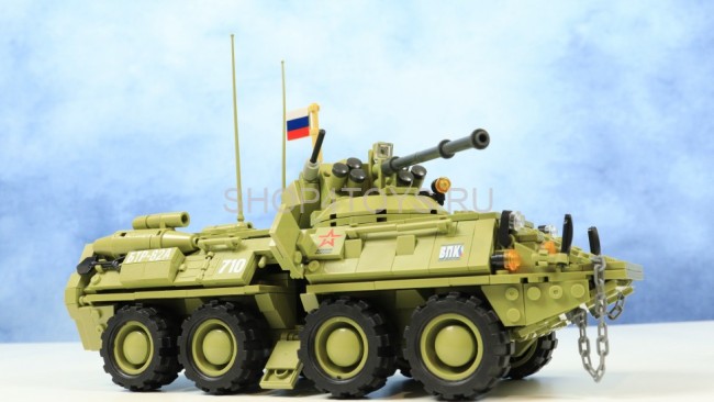 Конструктор Армия России - Российский бронетранспортёр БТР-82А - АР-01028 Конструктор Армия России - Российский бронетранспортёр БТР-82А - АР-01028