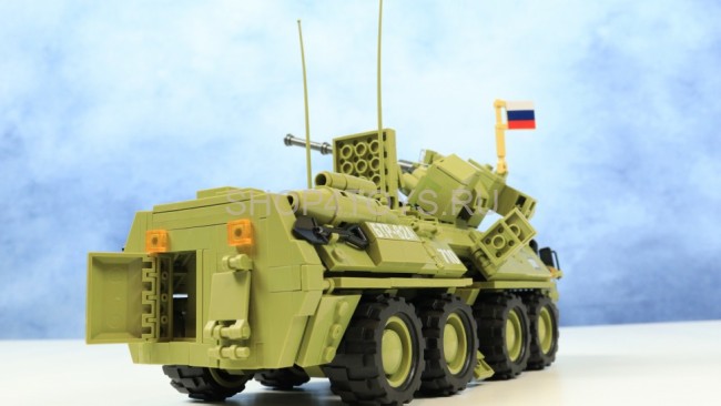 Конструктор Армия России - Российский бронетранспортёр БТР-82А - АР-01028 Конструктор Армия России - Российский бронетранспортёр БТР-82А - АР-01028