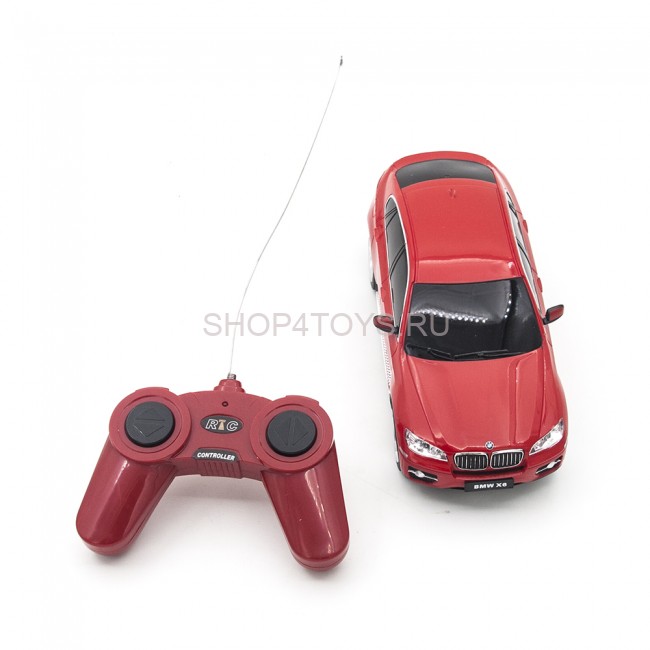 Радиоуправляемая машина Rastar BMW X6 Red 1:24 - RAS-31700-R Радиоуправляемая машина Rastar BMW X6 Red 1:24 - RAS-31700-R