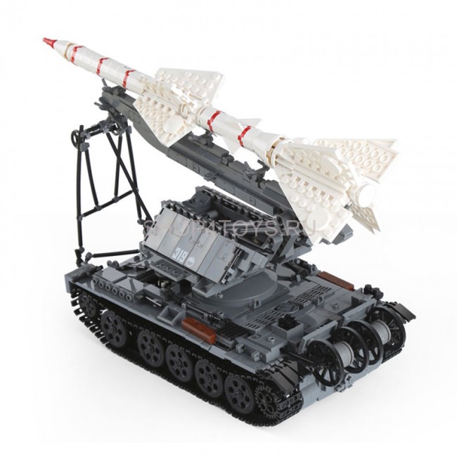 Конструктор XingBao Ракетная установка SA-2 (1623 детали) - XB-06003 Конструктор XingBao Ракетная установка SA-2 (1623 детали) - XB-06003