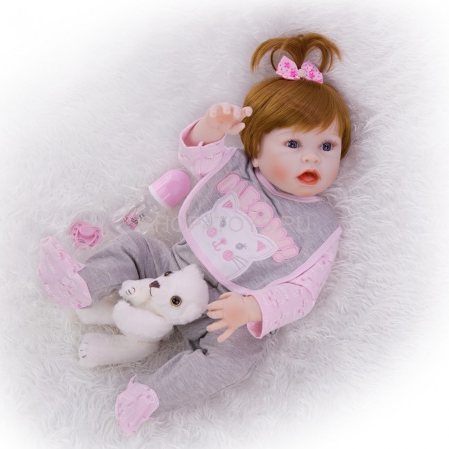 Реборн силиконовая Марина