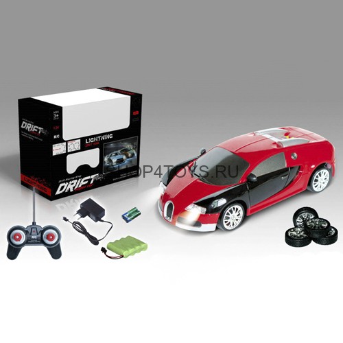 Радиоуправляемая машинка для дрифта Bugatti Veyron 1:24 - 666-227