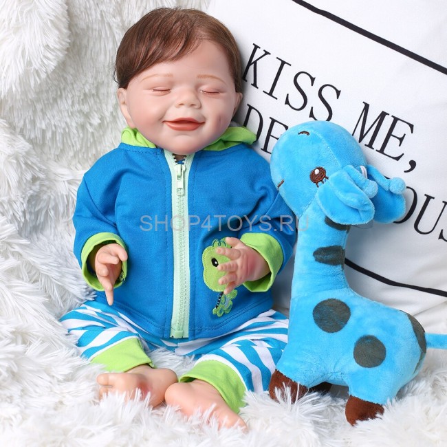 Реборн мальчик сплюшка