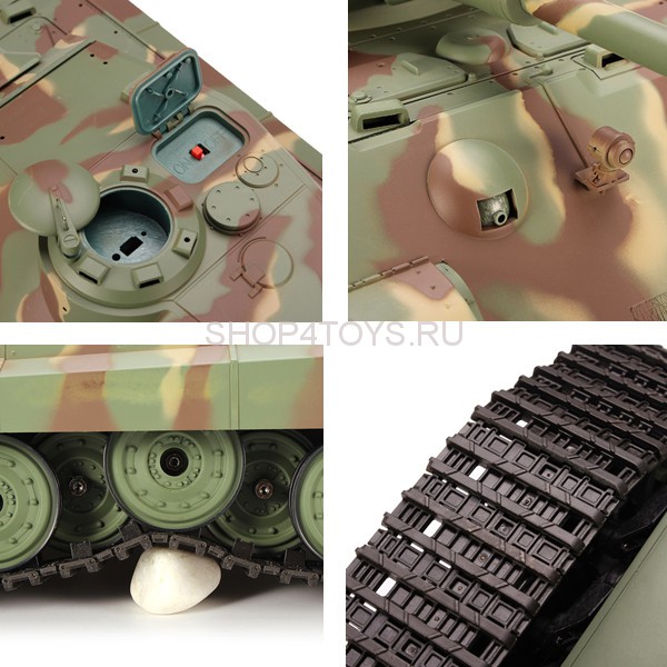 Радиоуправляемый танк Heng Long German King 1:16 Li-Ion 2.4G - 3888-1 Радиоуправляемый танк Heng Long German King 1:16 Li-Ion 2.4G - 3888-1