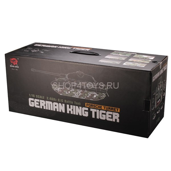 Радиоуправляемый танк Heng Long German King 1:16 Li-Ion 2.4G - 3888-1 Радиоуправляемый танк Heng Long German King 1:16 Li-Ion 2.4G - 3888-1