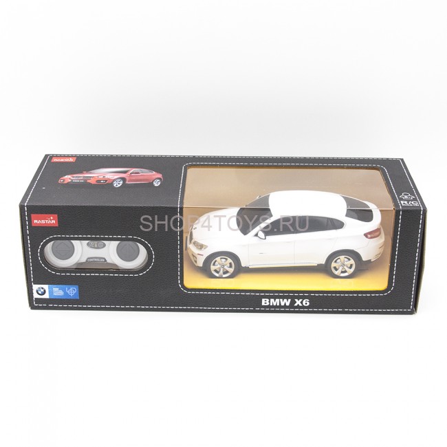 Радиоуправляемая машина Rastar BMW X6 White 1:24 - RAS-31700-W Радиоуправляемая машина Rastar BMW X6 White 1:24 - RAS-31700-W