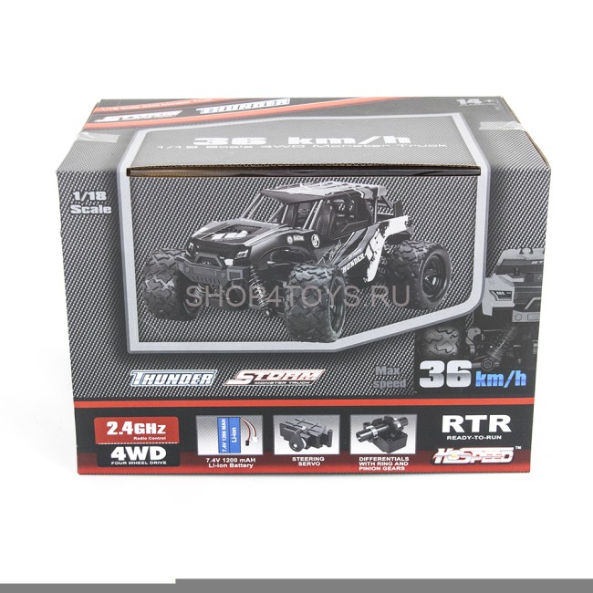 Радиоуправляемая машина Thunder Storm 4WD 1:18 - HS18311 Радиоуправляемая машина Thunder Storm 4WD 1:18 - HS18311