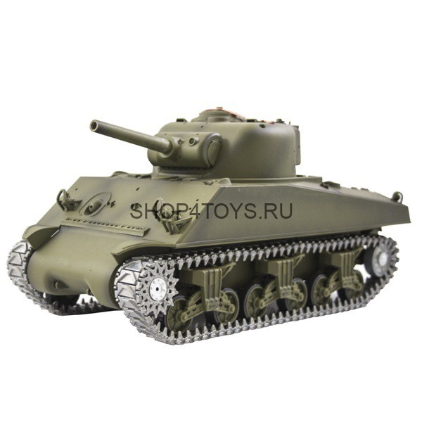 Радиоуправляемый танк Heng Long M4A3 Sherman 1:16 - 3898-1 PRO Радиоуправляемый танк Heng Long M4A3 Sherman 1:16 - 3898-1 PRO