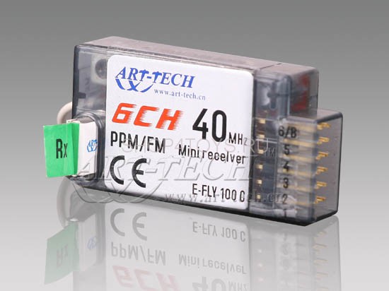Приемник Art-tech однократного преобраз. 6кан. 40МГц