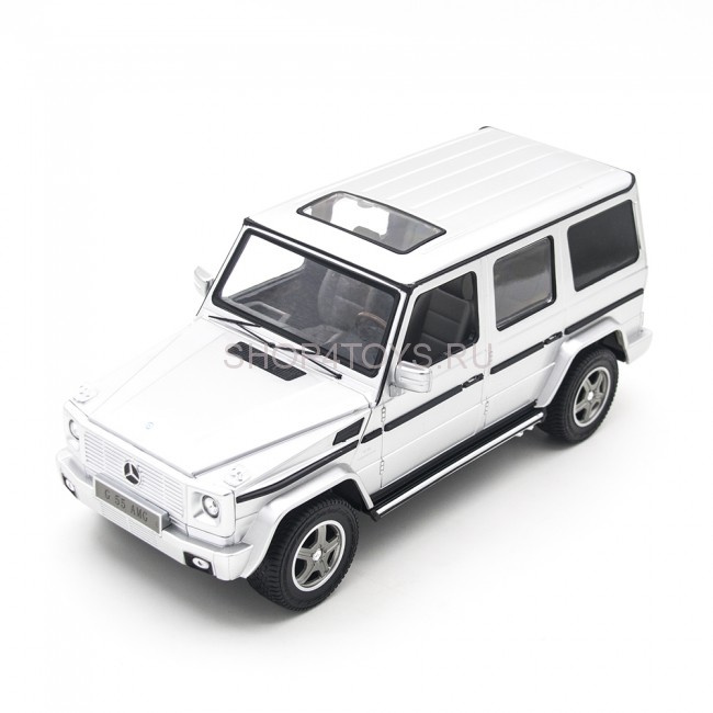 Радиоуправляемая машина Rastar Mercedes Silver G55 AMG 1:14 - 30400-S Радиоуправляемая машина Rastar Mercedes Silver G55 AMG 1:14 - 30400-S