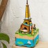 Деревянный 3D конструктор - музыкальная шкатулка Robotime "Romantic Eiffel" - AM308 Деревянный 3D конструктор - музыкальная шкатулка Robotime "Romantic Eiffel" - AM308