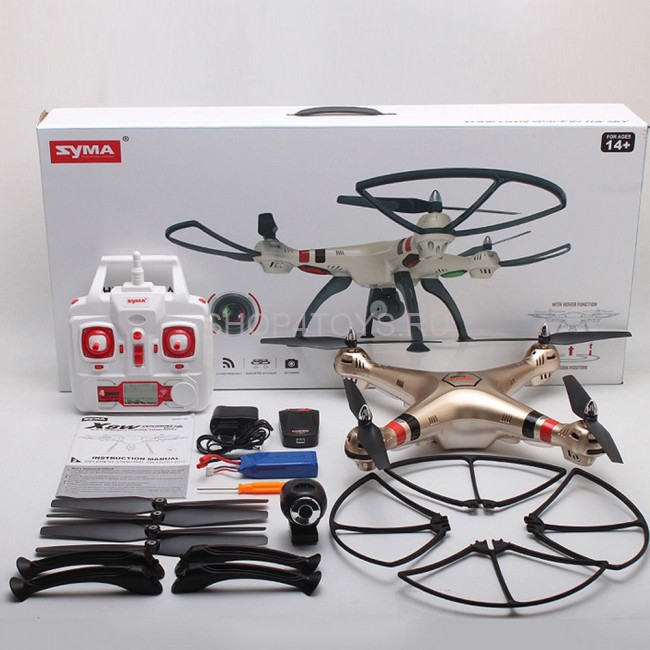 Радиоуправляемый квадрокоптер Syma X8HW с барометром Wi-Fi FPV - X8HW Радиоуправляемый квадрокоптер Syma X8HW с барометром Wi-Fi FPV - X8HW