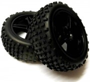 Передние колеса в сборе HSP (06008+06009) - HSP06010-BLACK Передние колеса в сборе HSP (06008+06009) - HSP06010-BLACK