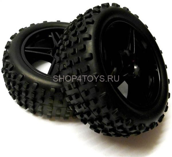 Передние колеса в сборе HSP (06008+06009) - HSP06010-BLACK Передние колеса в сборе HSP (06008+06009) - HSP06010-BLACK