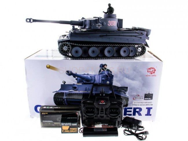 Радиоуправляемый танк HL Tiger / Тигр Li-Ion с дымом 1:16 2.4G - HL-3818-1PRO Радиоуправляемый танк HL Tiger / Тигр Li-Ion с дымом 1:16 2.4G - HL-3818-1PRO
