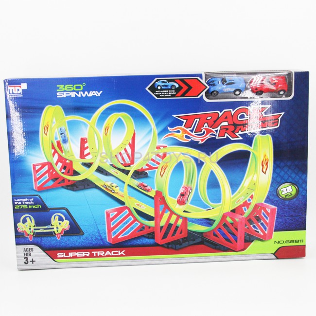Детский пусковой трек Track Racing длина трека 700 см - 68811 Детский пусковой трек Track Racing длина трека 700 см - 68811