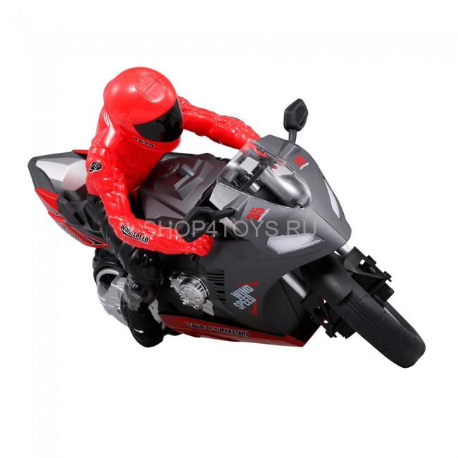 Радиоуправляемый мотоцикл (дрифт, GYRO, 1:6) 2.4G - HC-801-RED Радиоуправляемый мотоцикл (дрифт, GYRO, 1:6) 2.4G - HC-801-RED