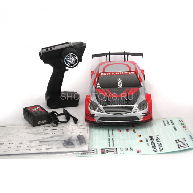 Радиоуправляемый автомобиль для дрифта HSP Flying Fish 1 - 1:10 4WD - 94123PRO-12382 - 2.4G