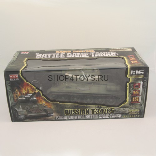 Радиоуправляемый танк WSN/Trumpeter Т34 2.4G 1:16 - 00807 Радиоуправляемый танк WSN/Trumpeter Т34 2.4G 1:16 - 00807