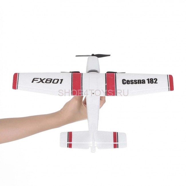 Радиоуправляемый самолет Cessna 182 для начинающих 2.4G - FX801 Радиоуправляемый самолет Cessna 182 для начинающих 2.4G - FX801
