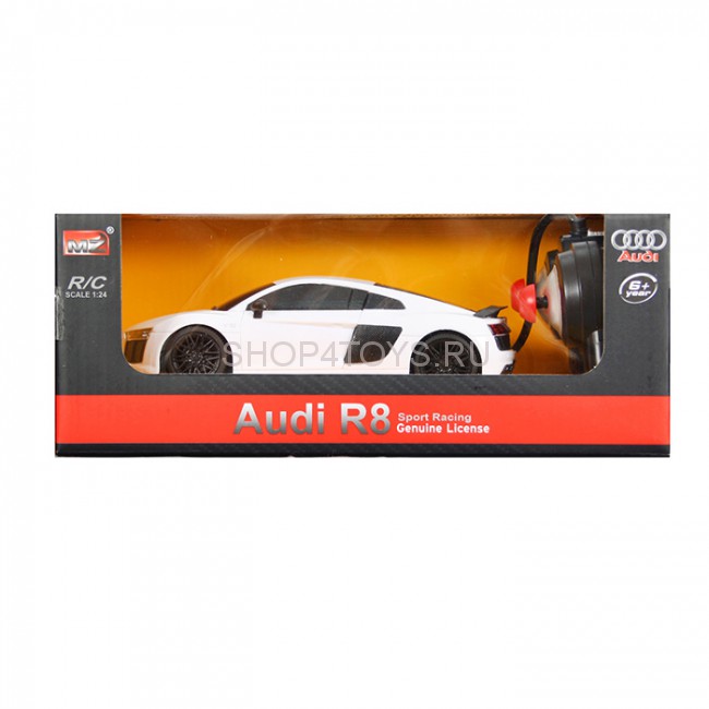Радиоуправляемая машина MZ Audi R8 White 1:24 - 27057 Радиоуправляемая машина MZ Audi R8 White 1:24 - 27057