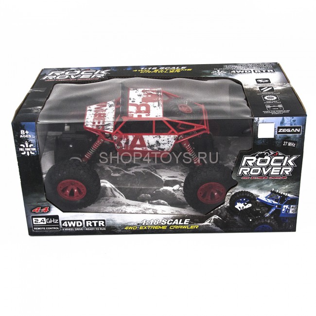 Радиоуправляемый красный краулер Zegan Rock Rover 1:18 2.4G - ZG-C1801-R Радиоуправляемый красный краулер Zegan Rock Rover 1:18 2.4G - ZG-C1801-R