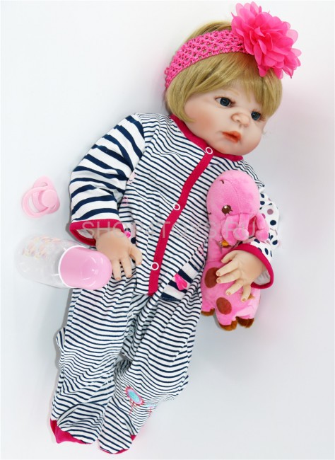 Реборн силиконовая девочка Ника