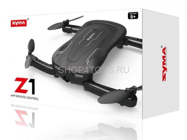 Радиоуправляемый складной квадрокоптер Syma Z1 2.4G - Z1 Радиоуправляемый складной квадрокоптер Syma Z1 2.4G - Z1