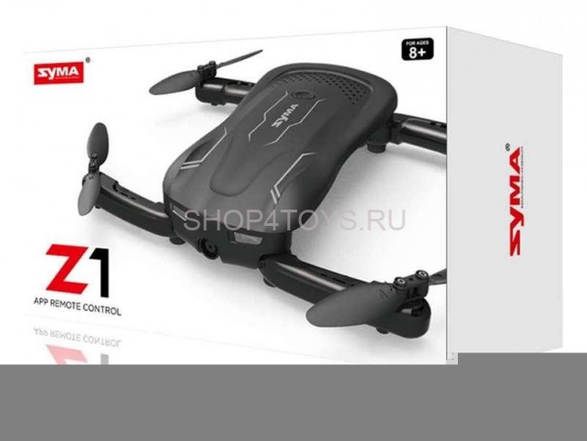 Радиоуправляемый складной квадрокоптер Syma Z1 2.4G - Z1 Радиоуправляемый складной квадрокоптер Syma Z1 2.4G - Z1