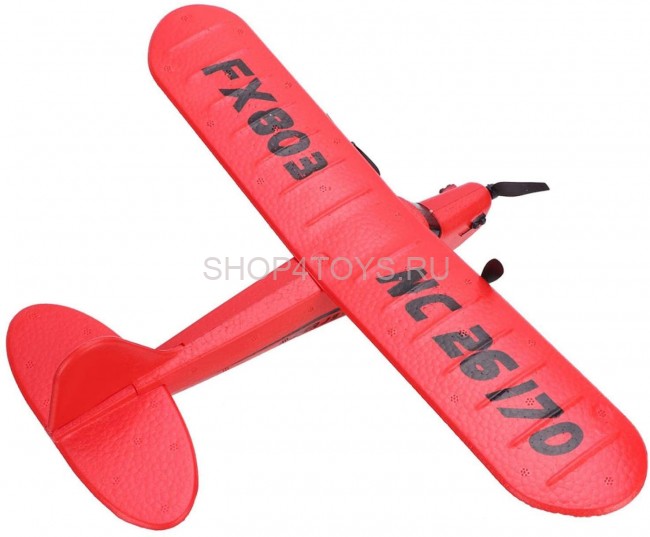 Радиоуправляемый самолет Piper Cub J3 для начинающих 2.4G - FX803-RED Радиоуправляемый самолет Piper Cub J3 для начинающих 2.4G - FX803-RED
