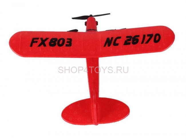Радиоуправляемый самолет Piper Cub J3 для начинающих 2.4G - FX803-RED Радиоуправляемый самолет Piper Cub J3 для начинающих 2.4G - FX803-RED