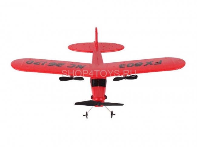 Радиоуправляемый самолет Piper Cub J3 для начинающих 2.4G - FX803-RED Радиоуправляемый самолет Piper Cub J3 для начинающих 2.4G - FX803-RED