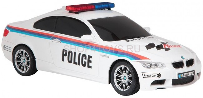Радиоуправляемая машина GK Racer BMW M3 Coupe POLICE масштаб 1:18 - 866-1803PB-WHITE Радиоуправляемая машина GK Racer BMW M3 Coupe POLICE масштаб 1:18 - 866-1803PB-WHITE