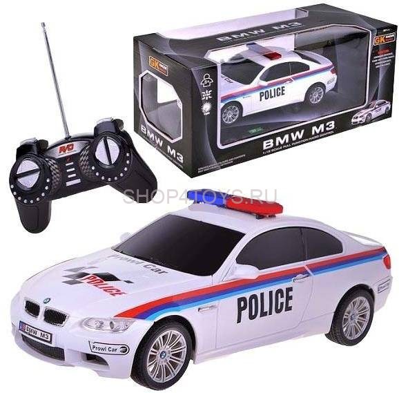 Радиоуправляемая машина GK Racer BMW M3 Coupe POLICE масштаб 1:18 - 866-1803PB-WHITE Радиоуправляемая машина GK Racer BMW M3 Coupe POLICE масштаб 1:18 - 866-1803PB-WHITE