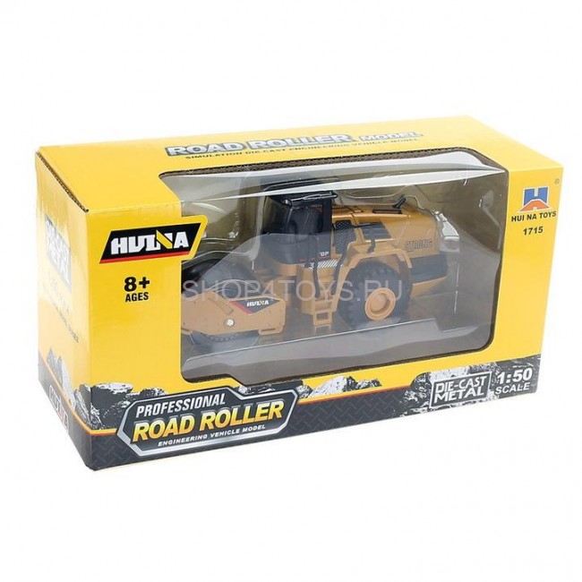 Металлический каток HuiNa Toys 1:50 - HN1715 Металлический каток HuiNa Toys 1:50 - HN1715