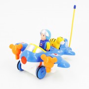 Детский радиоуправляемый синий самолетик Cartoon Airplane - 6609 Детский радиоуправляемый синий самолетик Cartoon Airplane - 6609