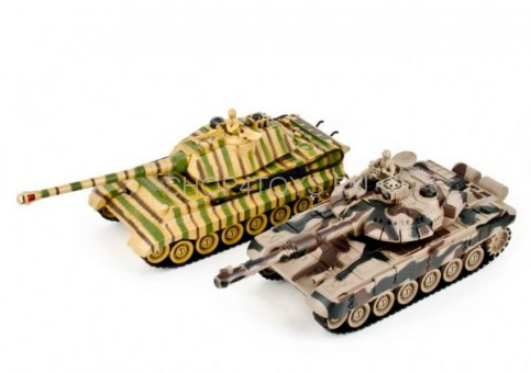 Радиоуправляемый танковый бой Русский Т90 и Немецкий KING TIGER 2.4G - ZEG-99821 Радиоуправляемый танковый бой Русский Т90 и Немецкий KING TIGER 2.4G - ZEG-99821