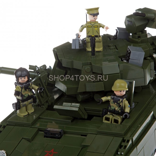 Конструктор Армия России ''Танк Т-14 ''АРМАТА'' (1612 деталей) - АР-01009 Конструктор Армия России ''Танк Т-14 ''АРМАТА'' (1612 деталей) - АР-01009