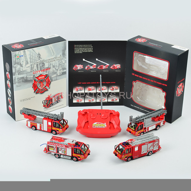 Радиоуправляемая пожарная машина City Hero 1:87 - 7911-5H Радиоуправляемая пожарная машина City Hero 1:87 - 7911-5H