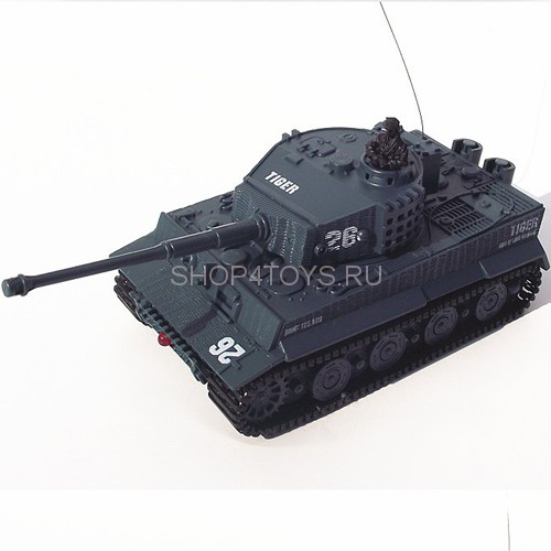Радиоуправляемый танк Great Wall Tiger (зеленый камуфляж, 27MHz, 1:72) - 2117-1 Радиоуправляемый танк Great Wall Tiger (зеленый камуфляж, 27MHz, 1:72) - 2117-1