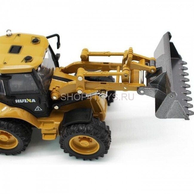 Металлический трактор с ковшом HuiNa Toys 1:50 - HN1704 Металлический трактор с ковшом HuiNa Toys 1:50 - HN1704