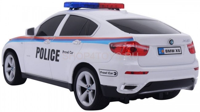 Радиоуправляемая машина GK Racer BMW X6 POLICE масштаб 1:14 - 866-1401PB-WHITE
