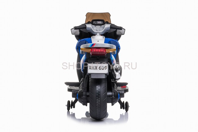 Детский электромотоцикл XMX (синий, EVA, с ручкой газа, 12V) - XMX609-BLUE Детский электромотоцикл XMX (синий, EVA, с ручкой газа, 12V) - XMX609-BLUE