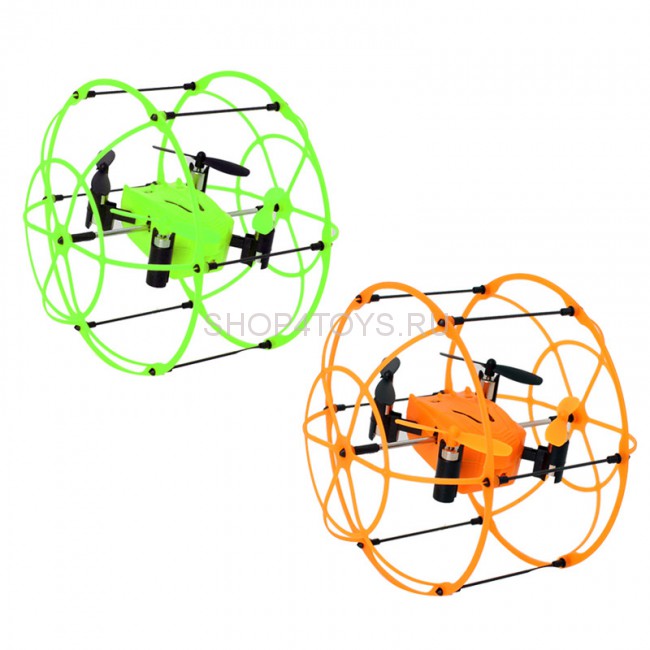 Радиоуправляемый квадрокоптер с защитной сеткой Orange SkyWalker - HM1336 Радиоуправляемый квадрокоптер с защитной сеткой Orange SkyWalker - HM1336