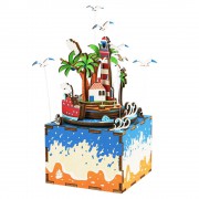 Деревянный 3D конструктор - музыкальная шкатулка Robotime "Vocational Island" - AM407 Деревянный 3D конструктор - музыкальная шкатулка Robotime "Vocational Island" - AM407