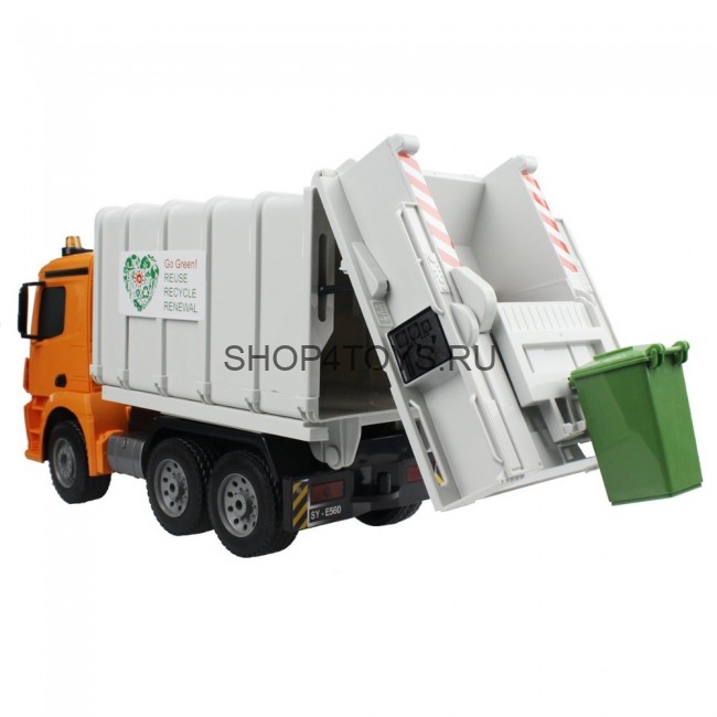 Радиоуправляемый мусоровоз Double E Mercedes-Benz Antos 1:20 2.4G - E560-003 Радиоуправляемый мусоровоз Double E Mercedes-Benz Antos 1:20 2.4G - E560-003