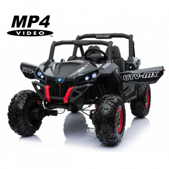 Двухместный полноприводный электромобиль Black Carbon UTV-MX Buggy 12V MP4 - XMX603-BLACK-PAINT-MP4 Двухместный полноприводный электромобиль Black Carbon UTV-MX Buggy 12V MP4 - XMX603-BLACK-PAINT-MP4