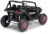 Двухместный полноприводный электромобиль Black Carbon UTV-MX Buggy 12V MP4 - XMX603-BLACK-PAINT-MP4