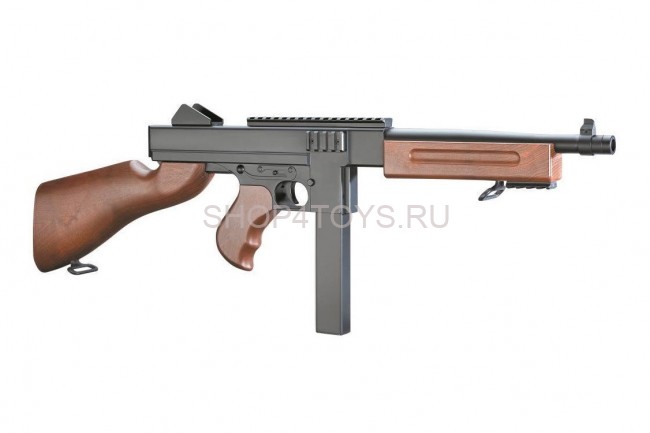 Автомат-пулемет Томпсона с пружинным механизмом (70 см, пневматика) - M306F Автомат-пулемет Томпсона с пружинным механизмом (70 см, пневматика) - M306F