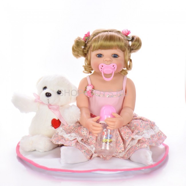 Реборн силиконовая девочка Настя